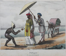 Load image into Gallery viewer, A. Géringer, after. Paléagar. Color lithograph by Jean-Henri Marlet. 1828.
