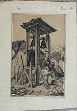 Load image into Gallery viewer, William Evan Charles Morgan. The Bells of Alba. Engraving. 1927.
