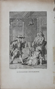 J. M. Moreau le jeune, after. Fifteen illustrations for the works of Moliere. Engravings. late XVIII C.