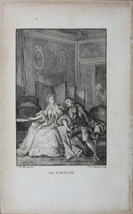 J. M. Moreau le jeune, after. Fifteen illustrations for the works of Moliere. Engravings. late XVIII C.