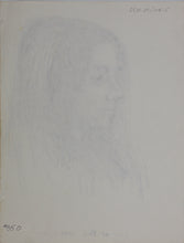 Load image into Gallery viewer, John Middleton Freeman. Portrait of Pam. Ink drawing. 1975.
