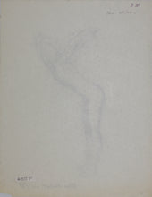 Load image into Gallery viewer, John Middleton Freeman. Olga Korbut on TV. Graphite drawing. Late XX C.
