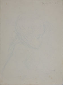 John Middleton Freeman. Portrait of a Little Girl. Graphite drawing. Late XX C.