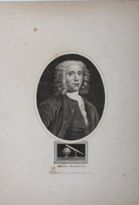 Robert Rage. Portrait of Benjamin Martin. Engraving. 1815.