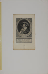 Jacob Backer, after. Hendrik Pothoven, after. Portrait of Nicolaas Hasselaer.  Engraving by Jacob Houbraken. 1749 - 1780 and/or 1796.