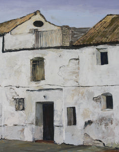 Maria Roldan Benitez. Broad street Ecija. Painting. 2001.