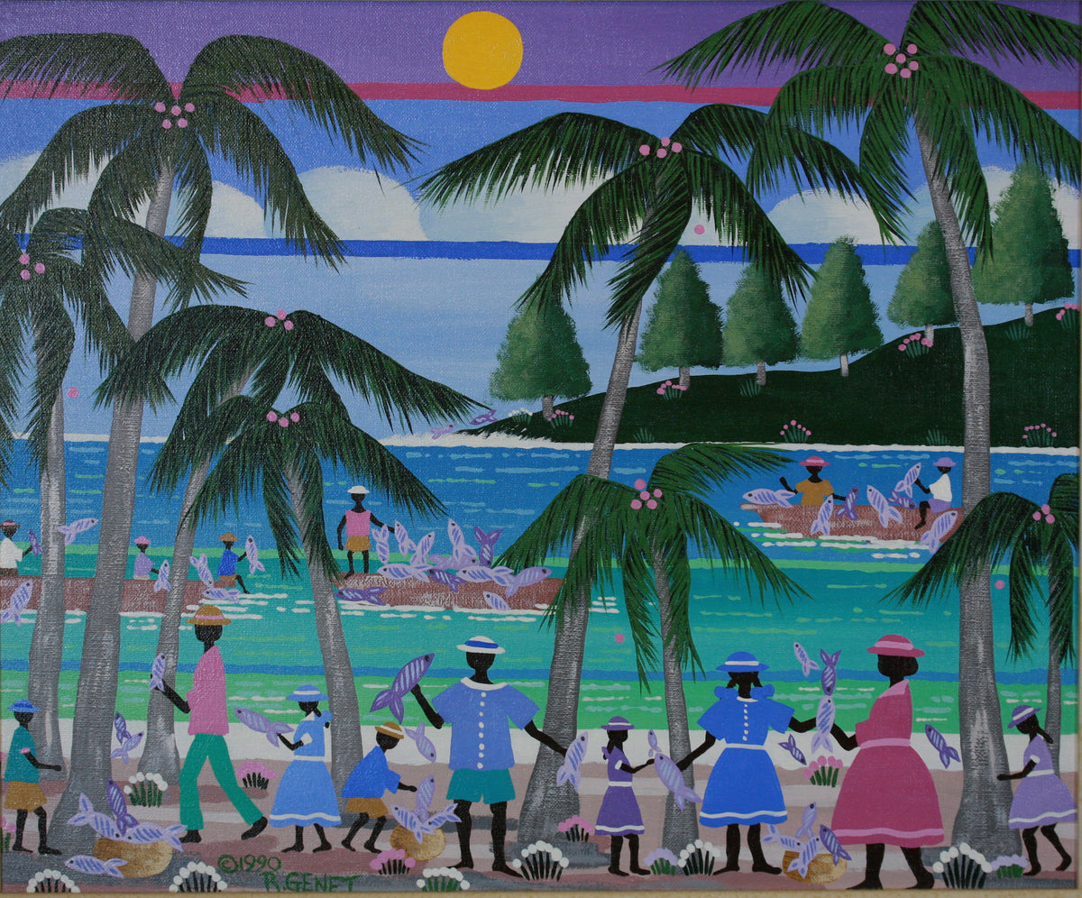 Rita Genet. Jamaica Festival. Oil on canvas. 1990. – Goldin Fine Art