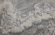 Load image into Gallery viewer, Giulio Bonasone. Allegory of the rising sun. Engraving. XVI C.
