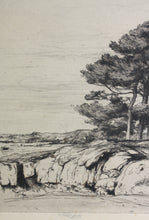 Load image into Gallery viewer, Walter John James, 3rd Baron Northbourne. Landscape. Etching. 1907.
